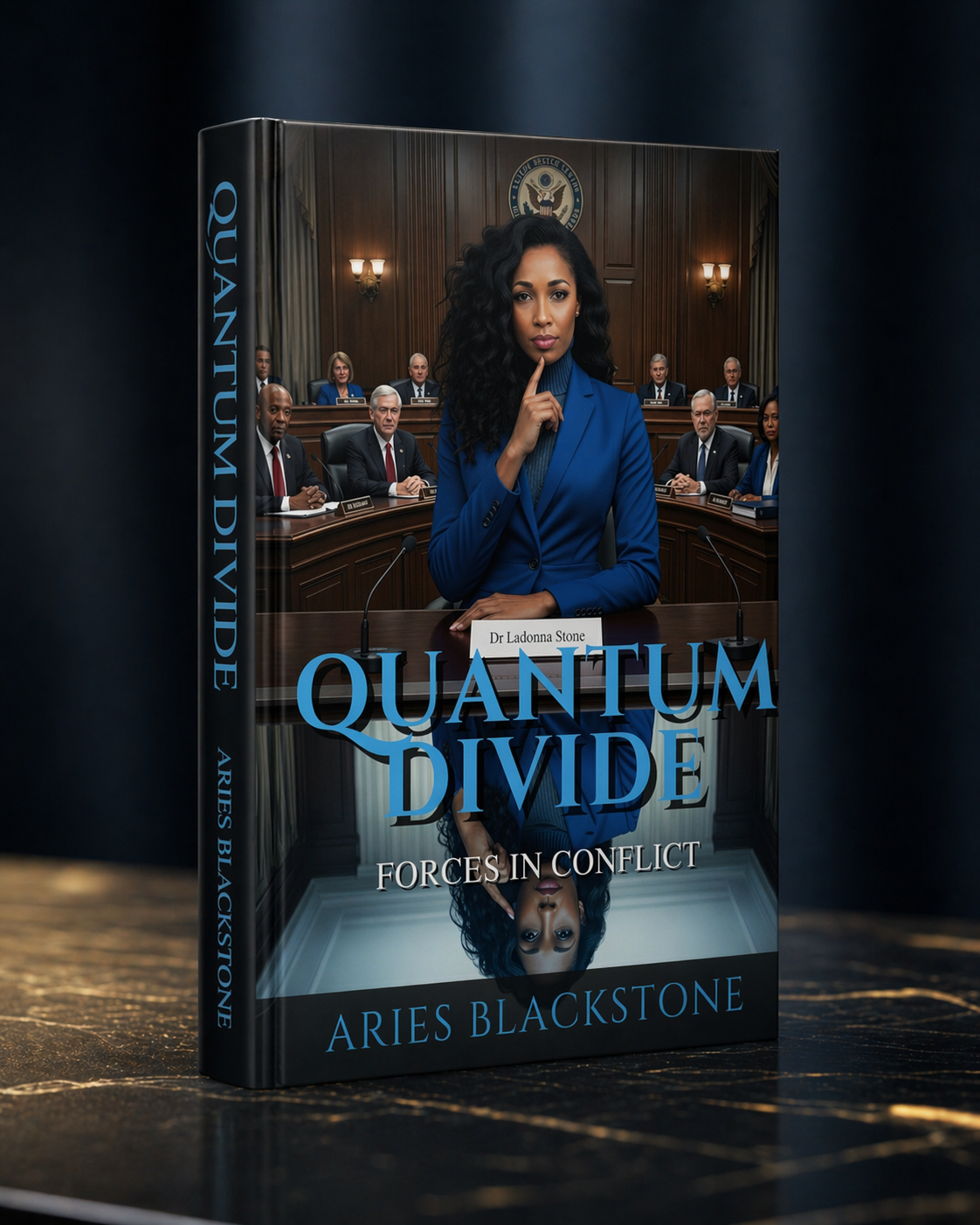 Quantum Divide book mockup